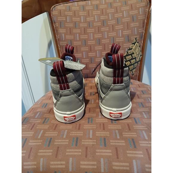 New Men's 8 Wonen's 9.5 Vans SK8-HI MTE-2 Trainer Shoe Pewter / Drizzle/Grey - Picture 4 of 10